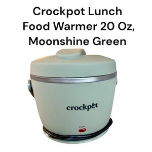 Crock-Pot -  20 oz Portable Food Warmer Green 20oz Moonshine Green